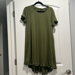 Green tshirt dress